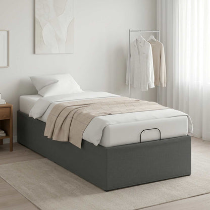 Electric Adjustable Bed Frame Dark Grey 200 x 100 x 33.5 cm