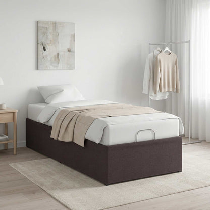 Electric Adjustable Bed Frame Brown 200 x 100 x 33.5 cm Steel