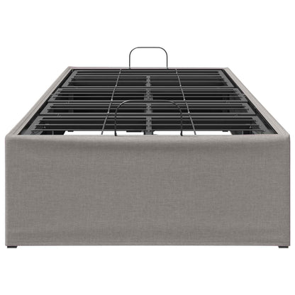 Electric Adjustable Bed Frame Taupe 200 x 70 x 33.5 cm Steel