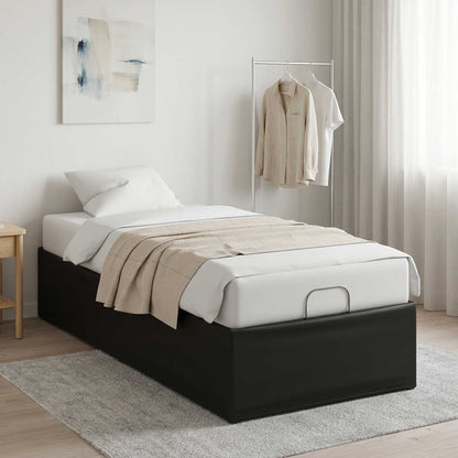 Electric Adjustable Bed Frame Black 200 x 90 x 33.5 cm Steel