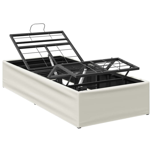 Electric Adjustable Bed Frame White 200 x 70 x 33.5 cm Steel