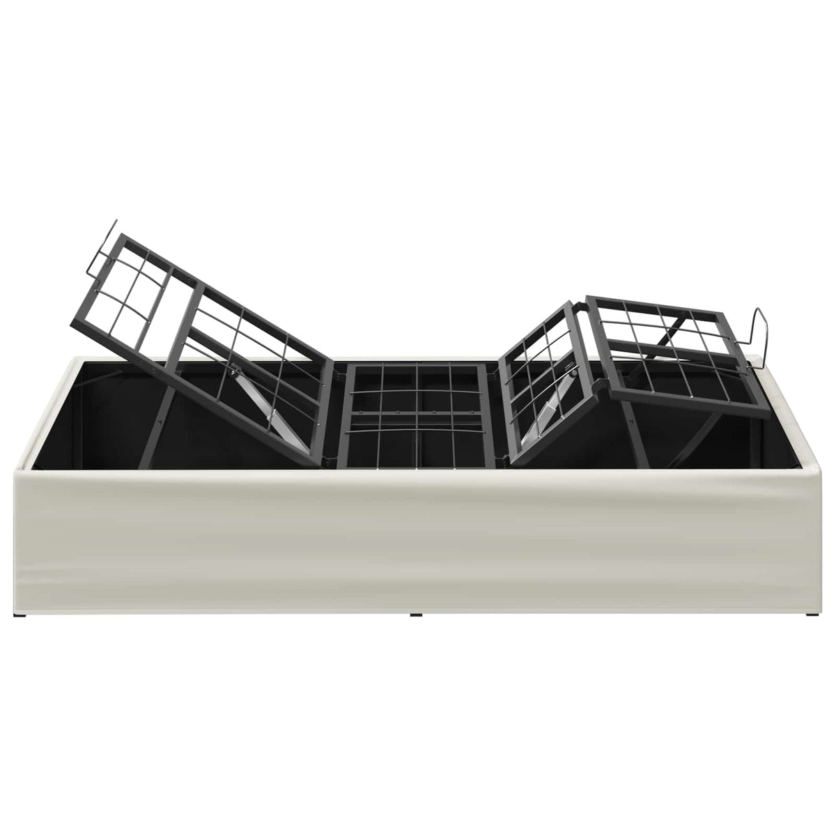 Electric Adjustable Bed Frame White 200 x 70 x 33.5 cm Steel