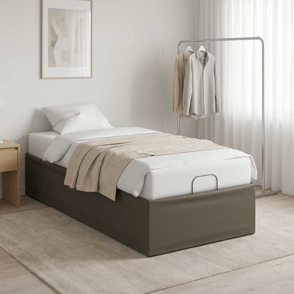 Electric Adjustable Bed Frame Grey 200 x 90 x 33.5 cm Steel