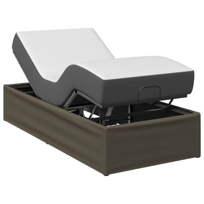 Electric Adjustable Bed Frame Grey 200 x 70 x 33.5 cm Steel