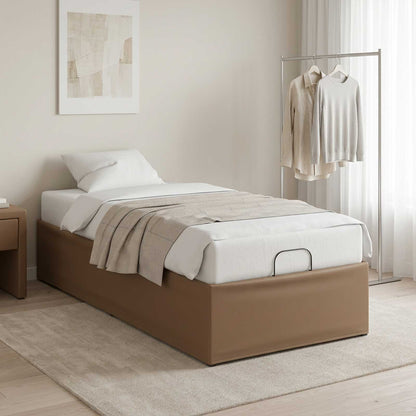 Electric Adjustable Bed Frame Tan 190 x 100 x 33.5 cm Steel