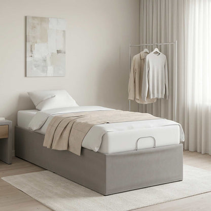 Electric Adjustable Bed Frame Light Grey 190 x 90 x 33.5 cm