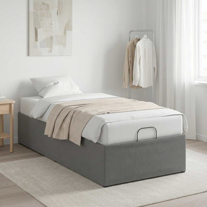 Electric Adjustable Bed Frame Dark Grey 200 x 90 x 33.5 cm