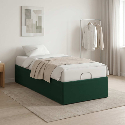 Electric Adjustable Bed Frame Forest Green 200 x 80 x 33.5 cm