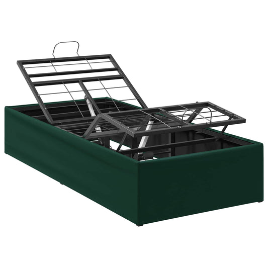 Electric Adjustable Bed Frame Forest Green 200 x 70 x 33.5 cm