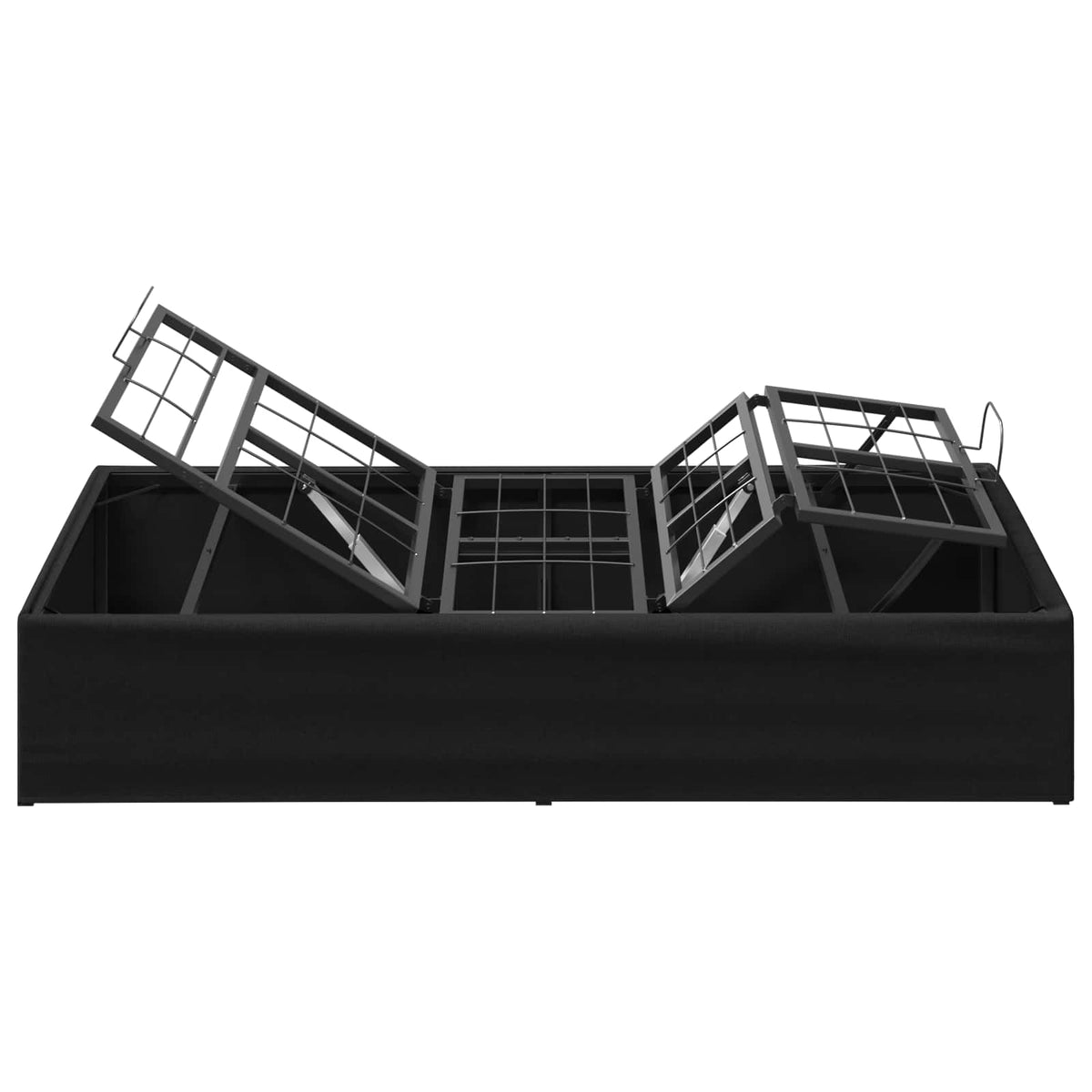 Electric Adjustable Bed Frame Black 200 x 80 x 33.5 cm Steel
