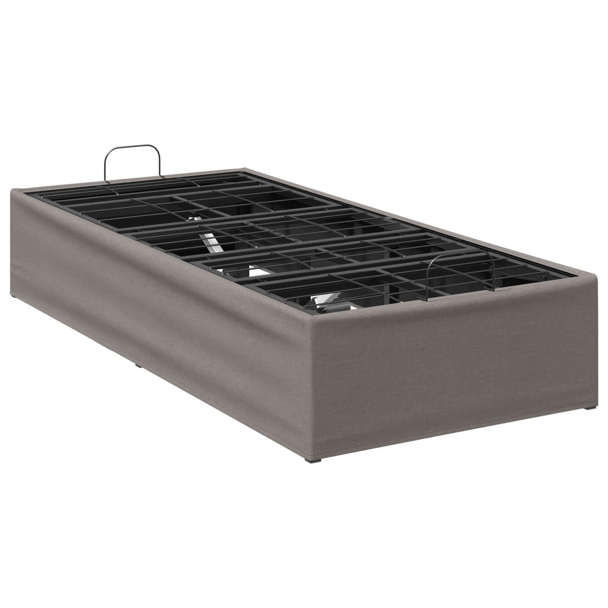 Electric Adjustable Bed Frame Taupe 200 x 80 x 33.5 cm Steel