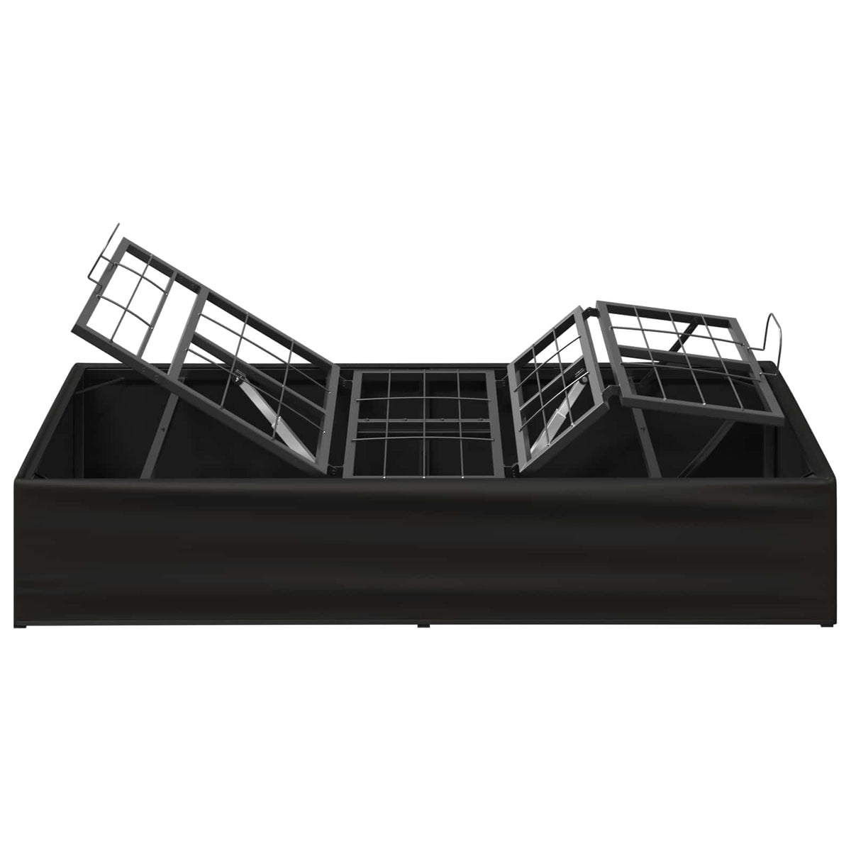 Electric Adjustable Bed Frame Black 200 x 80 x 33.5 cm Steel