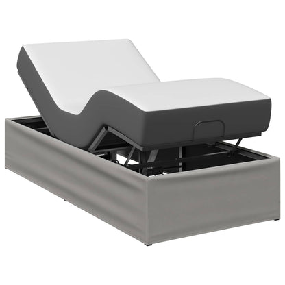 Electric Adjustable Bed Frame Light Grey 200 x 80 x 33.5 cm