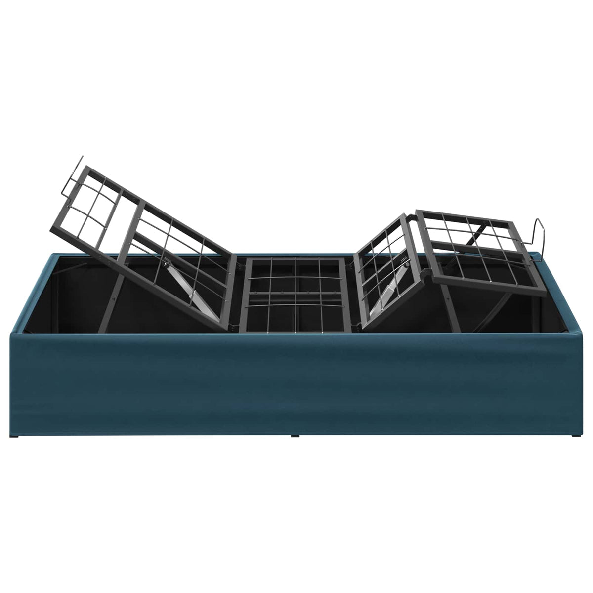 Electric Adjustable Bed Frame Blue 200 x 80 x 33.5 cm Steel