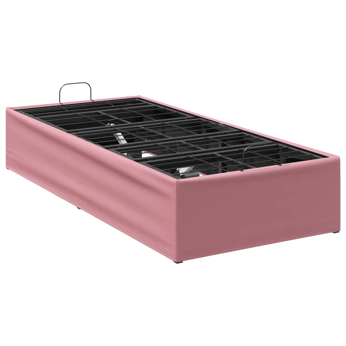 Electric Adjustable Bed Frame Pink 200 x 80 x 33.5 cm Steel