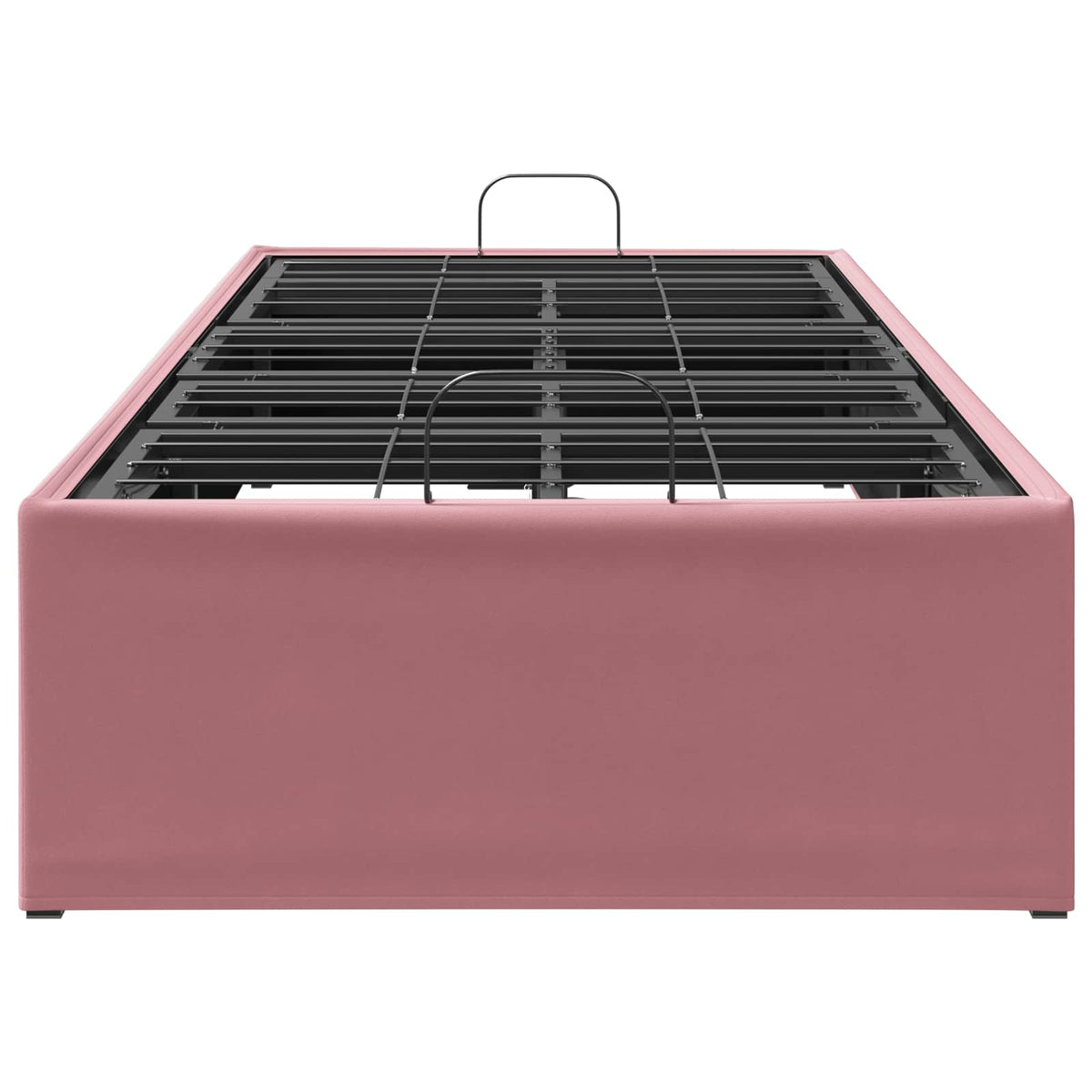 Electric Adjustable Bed Frame Pink 200 x 80 x 33.5 cm Steel