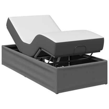 Electric Adjustable Bed Frame Dark Grey 200 x 90 x 33.5 cm