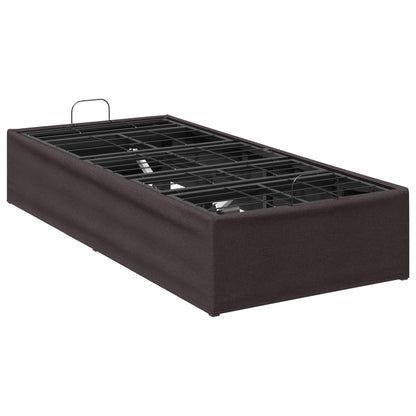 Electric Adjustable Bed Frame Brown 200 x 90 x 33.5 cm Steel