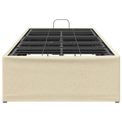Electric Adjustable Bed Frame Cream 200 x 90 x 33.5 cm Steel