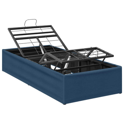 Electric Adjustable Bed Frame Blue 200 x 90 x 33.5 cm Steel