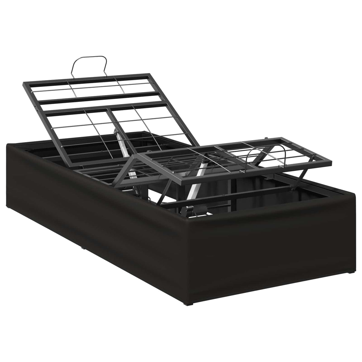 Electric Adjustable Bed Frame Black 200 x 90 x 33.5 cm Steel