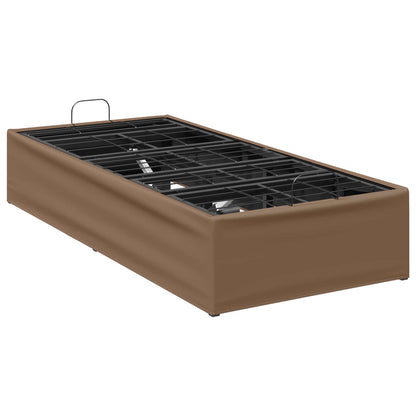 Electric Adjustable Bed Frame Tan 200 x 90 x 33.5 cm Steel