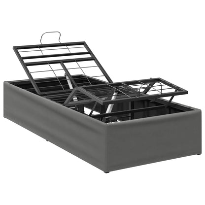 Electric Adjustable Bed Frame Dark Grey 200 x 90 x 33.5 cm