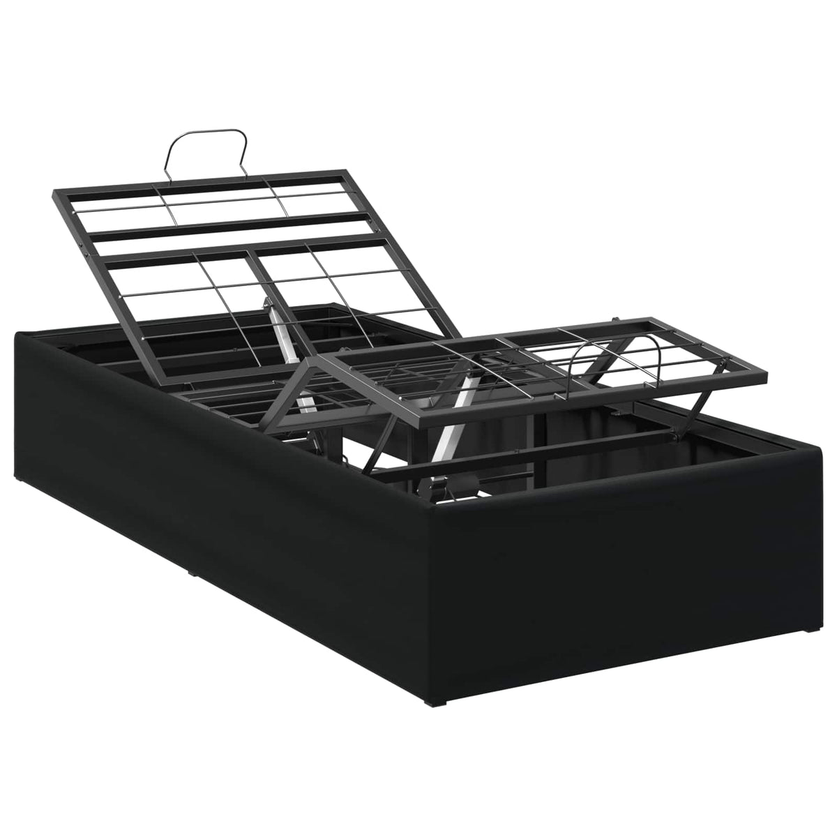 Electric Adjustable Bed Frame Black 200 x 90 x 33.5 cm Steel