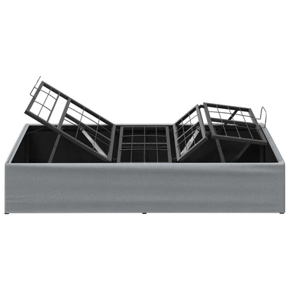 Electric Adjustable Bed Frame Light Grey 200 x 100 x 33.5 cm