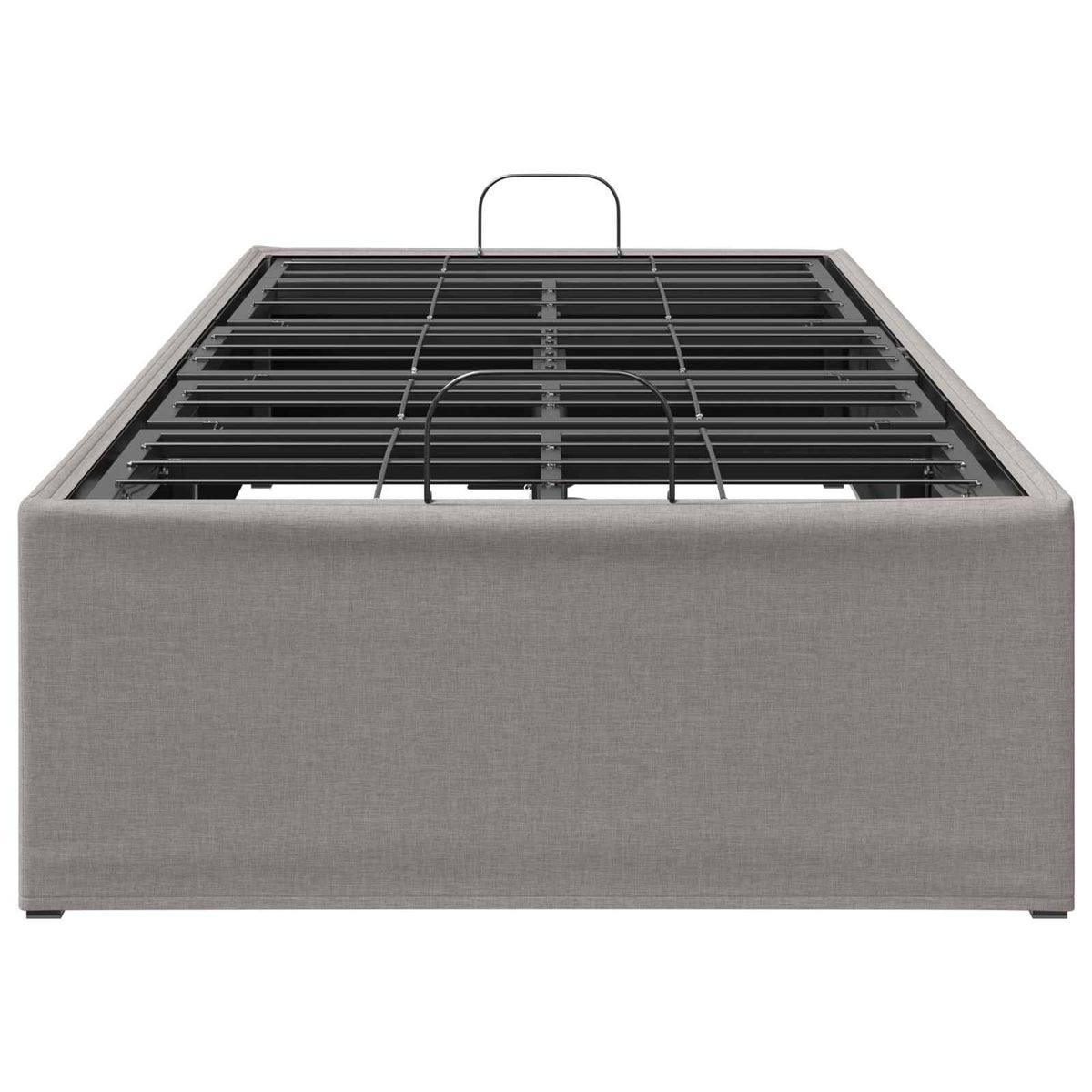 Electric Adjustable Bed Frame Taupe 200 x 100 x 33.5 cm Steel