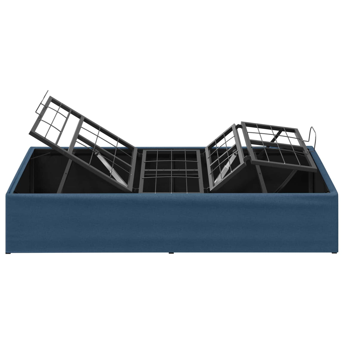Electric Adjustable Bed Frame Blue 200 x 100 x 33.5 cm Steel