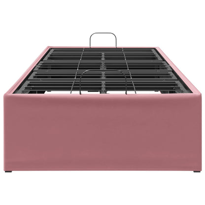 Electric Adjustable Bed Frame Pink 200 x 100 x 33.5 cm Steel