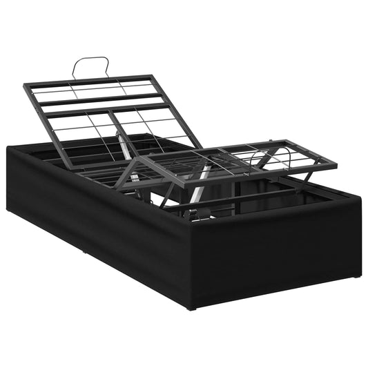 Electric Adjustable Bed Frame Black 190 x 90 x 33.5 cm Steel
