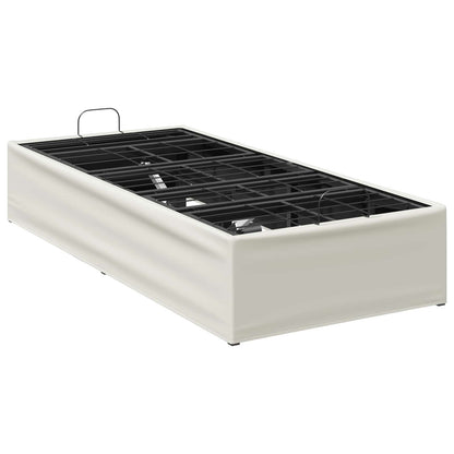 Electric Adjustable Bed Frame White 190 x 90 x 33.5 cm Steel