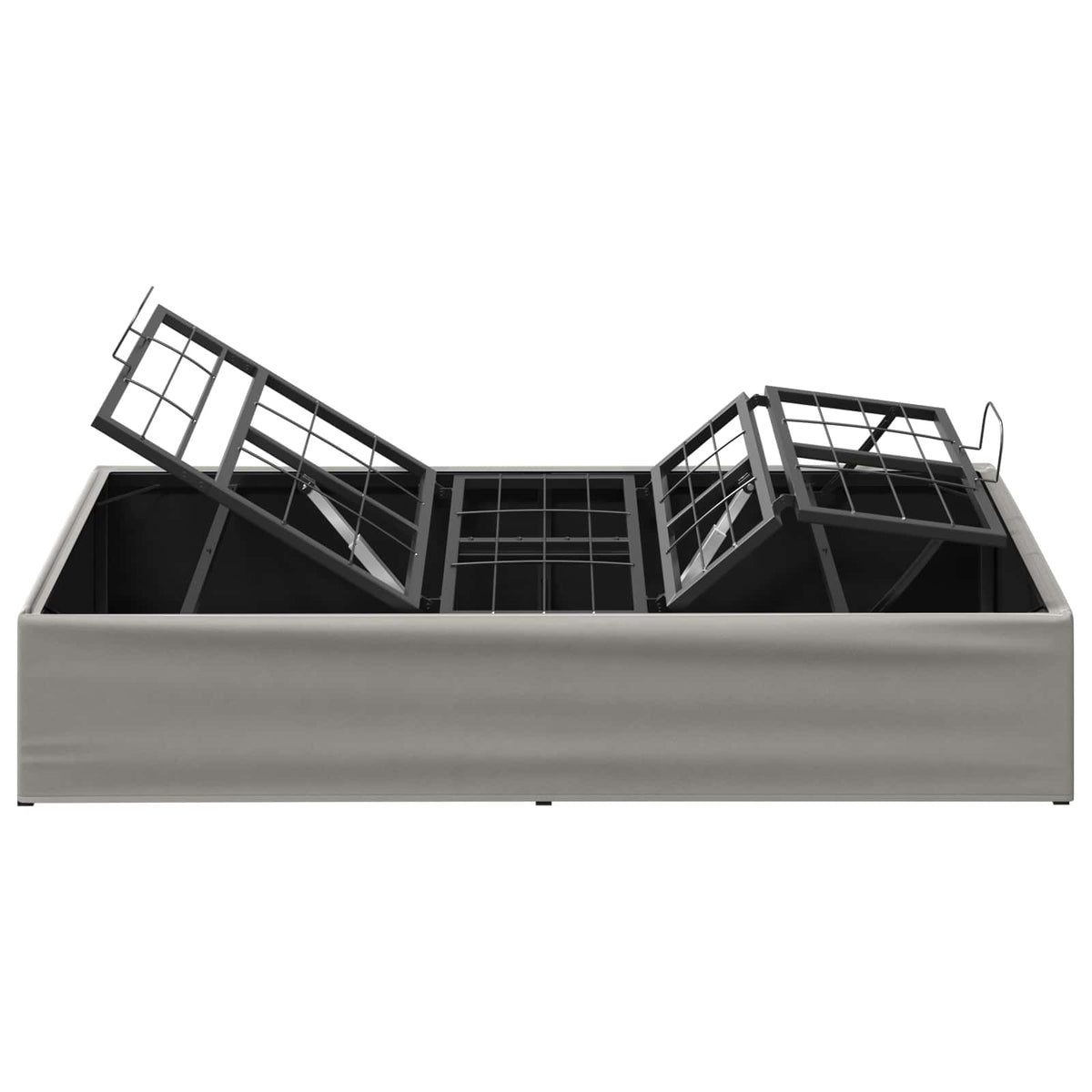 Electric Adjustable Bed Frame Light Grey 190 x 90 x 33.5 cm