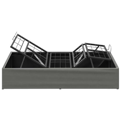 Electric Adjustable Bed Frame Dark Grey 190 x 90 x 33.5 cm