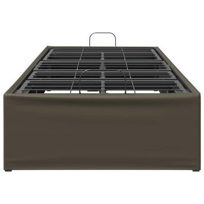 Electric Adjustable Bed Frame Grey 190 x 100 x 33.5 cm Steel