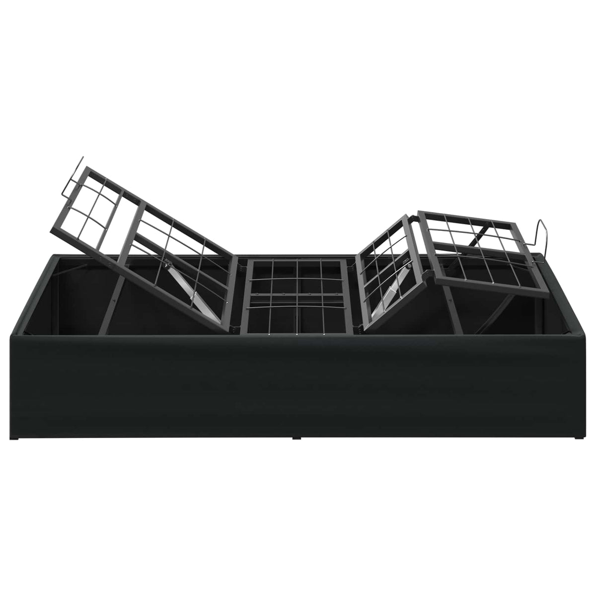 Electric Adjustable Bed Frame Black 190 x 100 x 33.5 cm Steel