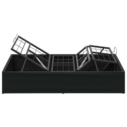 Electric Adjustable Bed Frame Black 190 x 100 x 33.5 cm Steel