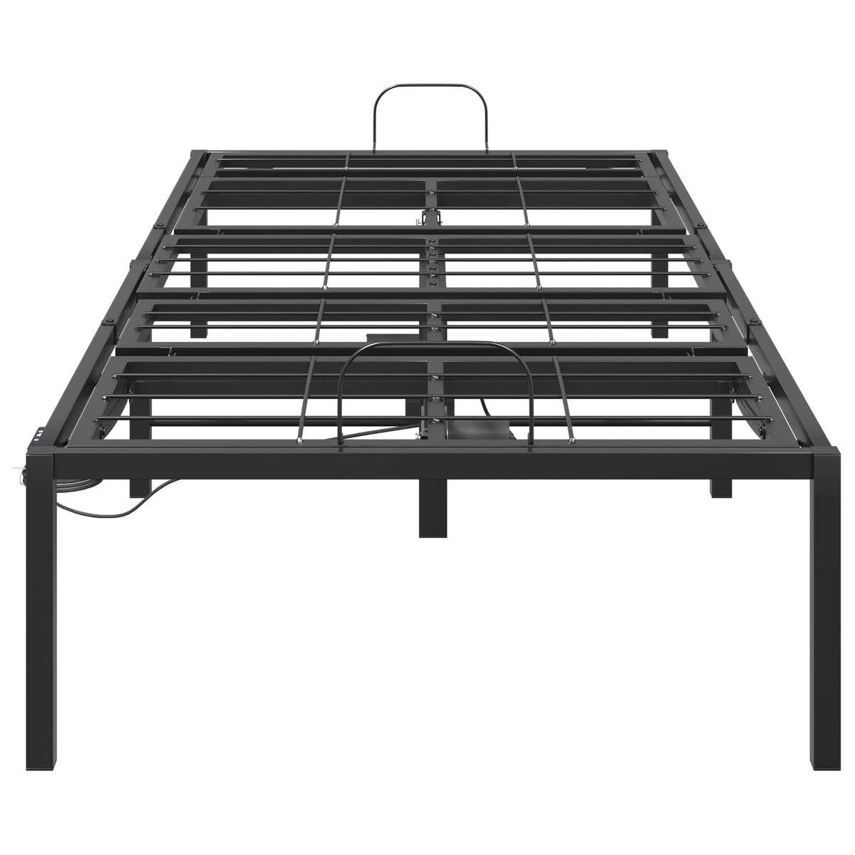 Electric Adjustable Bed Frame Black 200 x 90 x 33.5 cm Steel