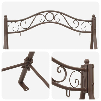 Swing Frame Antique Brown 113 x 121.5 x 168 cm Steel