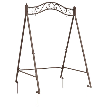 Swing Frame Antique Brown 113 x 121.5 x 168 cm Steel