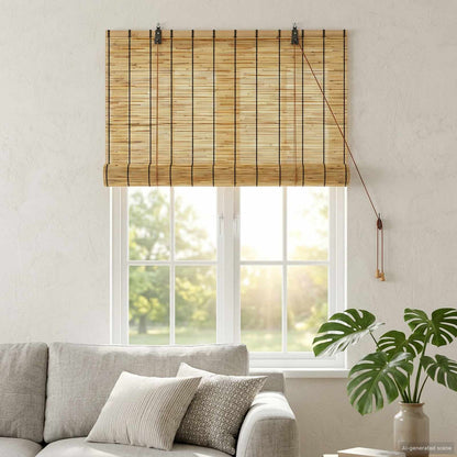 Roller Blind Natural 100 x 160 cm Reed
