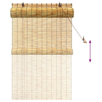 Roller Blind Natural 100 x 160 cm Reed
