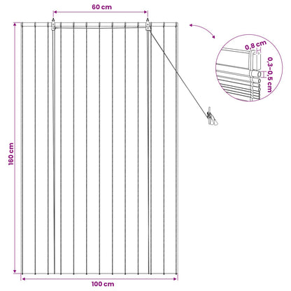 Roller Blind Natural 100 x 160 cm Reed