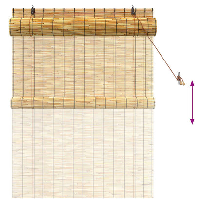 Roller Blind Natural 120 x 160 cm Reed