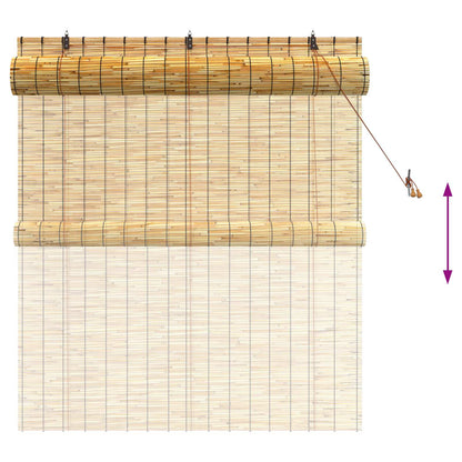 Roller Blind Natural 140 x 160 cm Reed