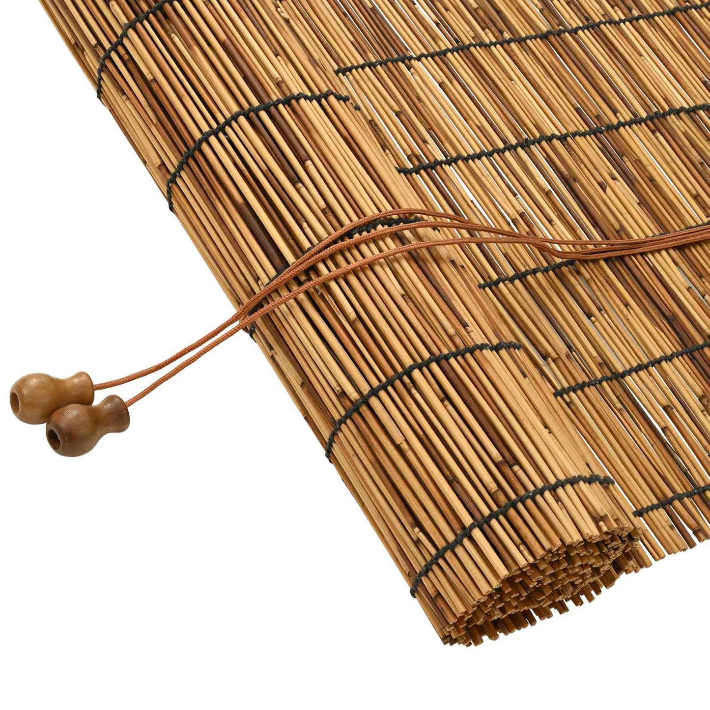 Roller Blind Brown 60 x 220 cm Reed