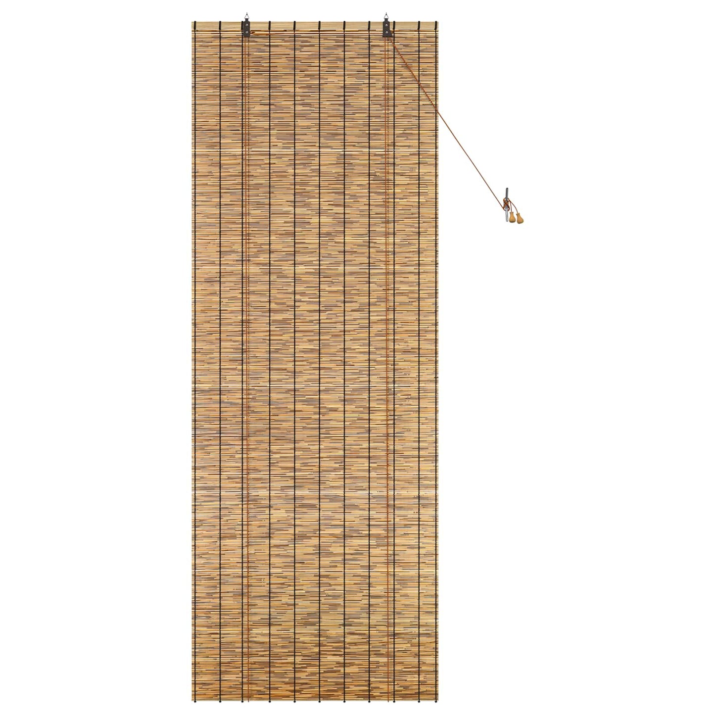 Roller Blind Brown 80 x 220 cm Reed