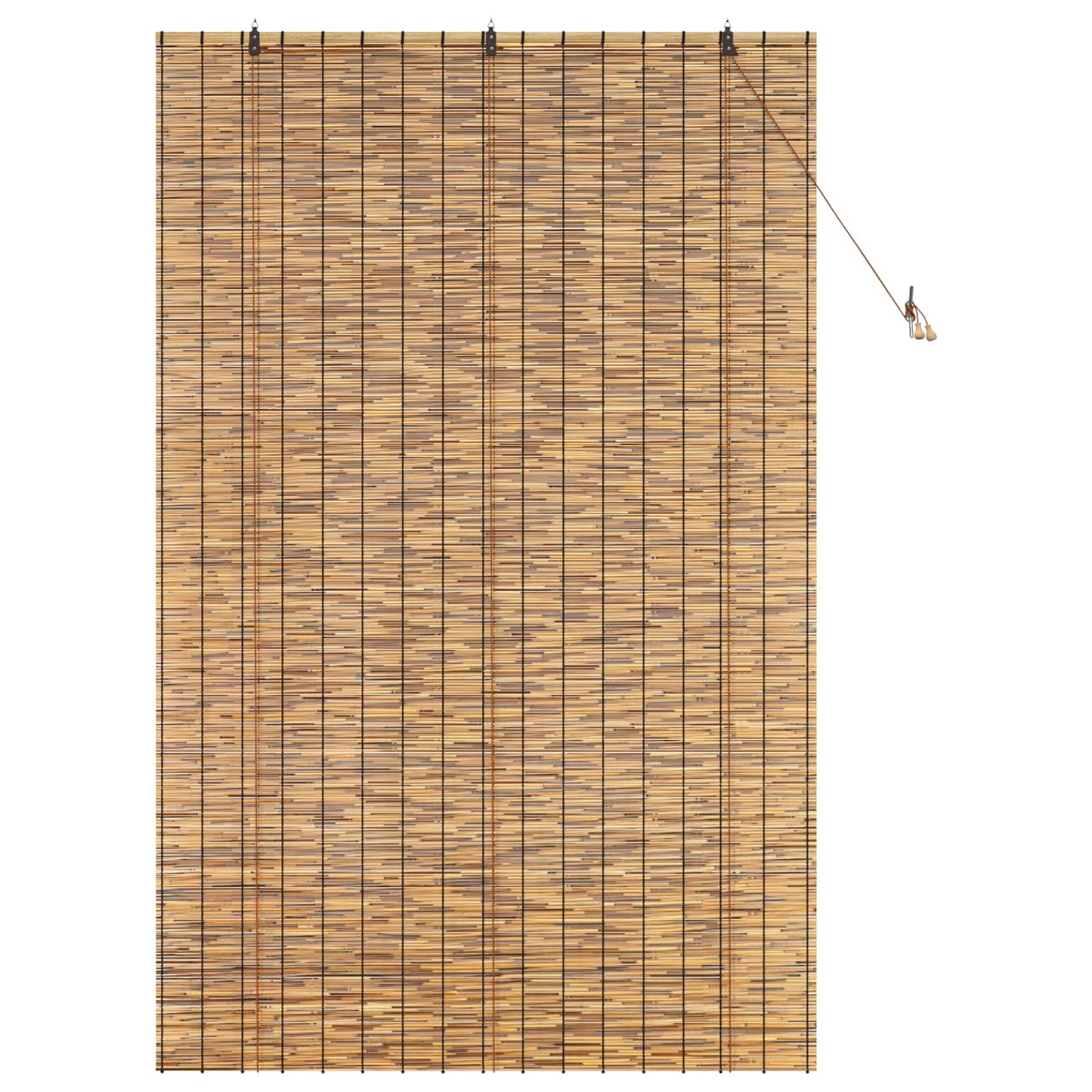 Roller Blind Brown 140 x 220 cm Reed